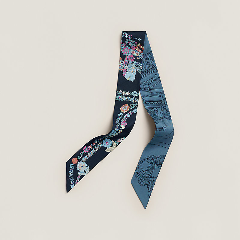 エルメス ブリッドドゥガラアンフルール ツイリー Twilly 《ブリッド・ドゥ・ガラ・アン・フルール&アイライナー